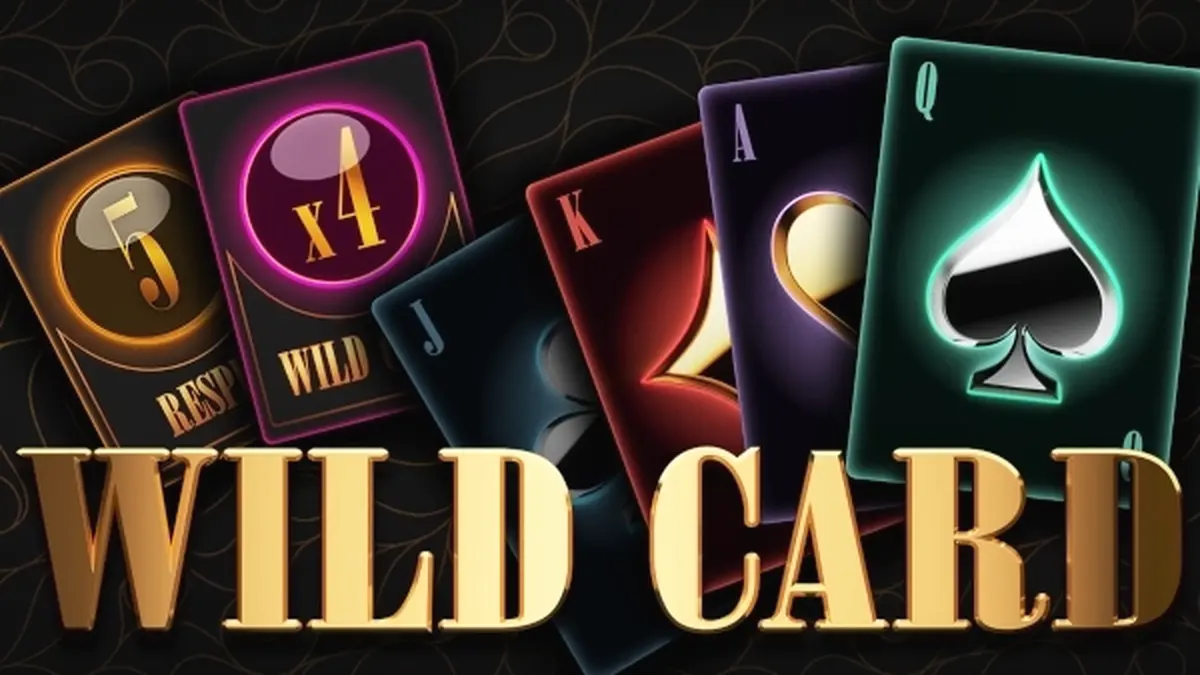 Isang visual na representasyon ng Wild Card slot game na nagpapakita ng mga makukulay na reel at modernong interface.